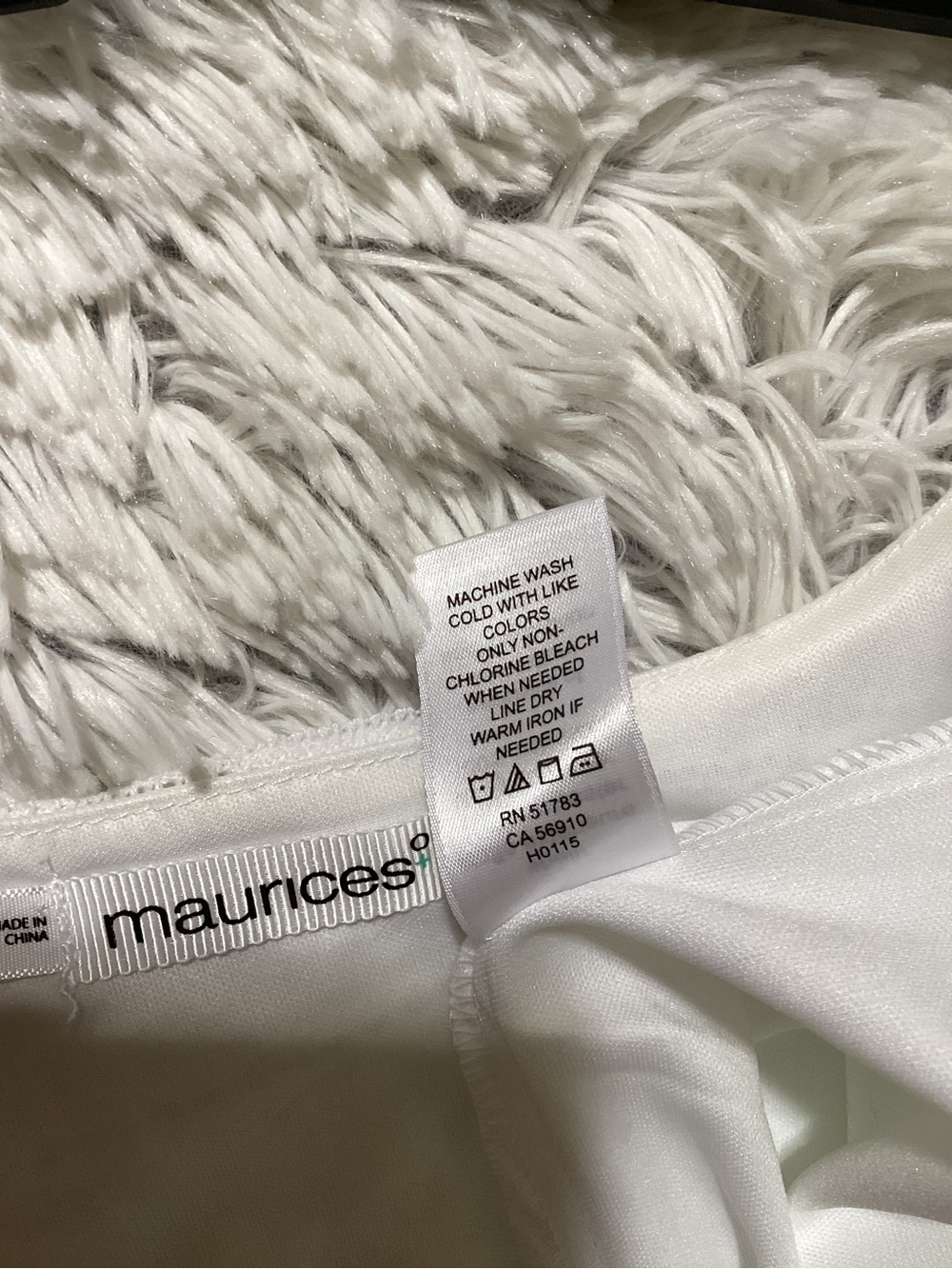 Maurices White Lace Maxi Dress with attached mini skirt underneath - Size 2 - Picture 12 of 13